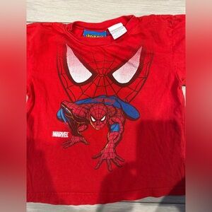 Vintage 2009 Spiderman Marvel T Shirt Size 4T 100 Percent Cotton Paper Tag